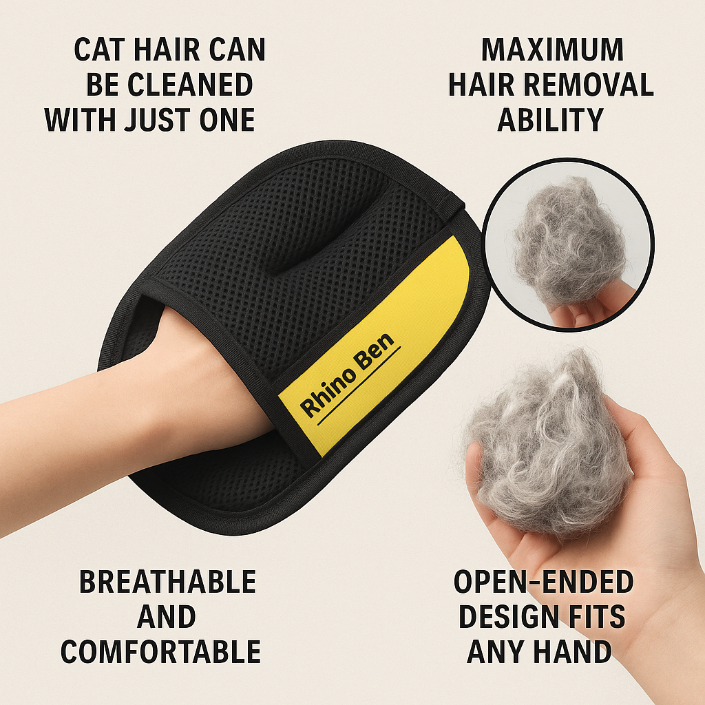 Pet hair remover Electrostatic gloves