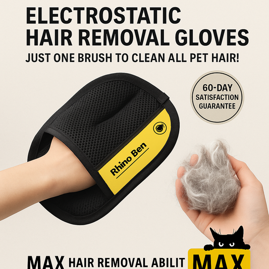 Pet hair remover Electrostatic gloves